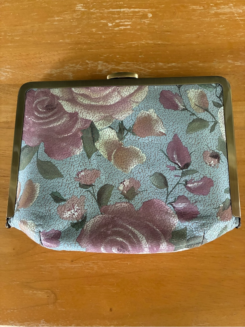 Patricia Nash Crackled Rose Garden Chain-Handle Clutch - Picture 8 of 16